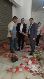 "تموين الجيزة" تضبط ٩ أطنان لانشون مجهول المصدر داخل مخزن مخالف بالطالبية 23 - جريدة المساء