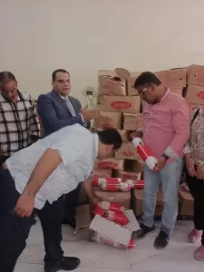 "تموين الجيزة" تضبط ٩ أطنان لانشون مجهول المصدر داخل مخزن مخالف بالطالبية 25 - جريدة المساء