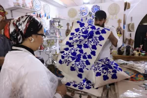 رئيسة القومي للمرأة ووزير الثقافة يتفقدان جناحي المجلس بمعرض ديارنا 24 - جريدة المساء