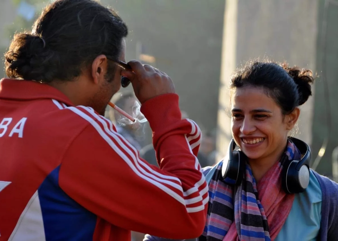 نادين خان تشارك جمهورها صورا من كواليس أعمالها 17 - جريدة المساء