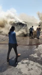 بالصور حادث مروع عند مدينة الضبعة وغلق الطريق في اتجاه مطروح 39 - جريدة المساء