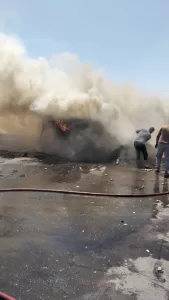 بالصور حادث مروع عند مدينة الضبعة وغلق الطريق في اتجاه مطروح 41 - جريدة المساء