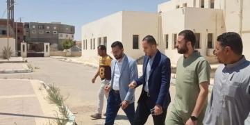 نائب وزير الصحة يتفقد مستشفى رأس الحكمة استعداداً للتأمين الصحي بمطروح 1 - جريدة المساء