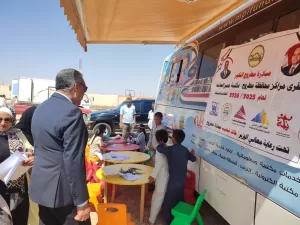 سكرتير عام محافظة مطروح يتفقد قافلة “مطروح الخير” بقرية النصر  27 - جريدة المساء