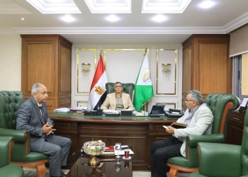 محافظ الجيزة يلتقي مساعد وزير الصحة لبحث تطوير المنشآت الطبية 23 - جريدة المساء
