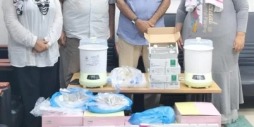روتاري مطروح يدعم مستشفي الأطفال بأجهزة تعقيم وموازين للرضع 1 - جريدة المساء