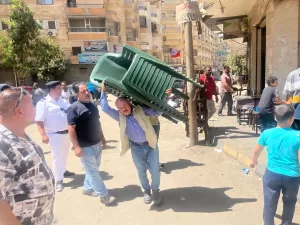 سيولة مرورية.. محافظة الجيزة تزيل إشغالات للمقاهي والباعة الجائلين بشارع سليم في فيصل(صور) 29 - جريدة المساء