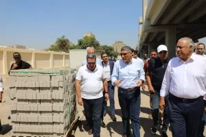 محافظ الجيزة يتفقد أعمال التطوير بمحيط مستشفى بولاق ومحطة مترو الجامعة 20 - جريدة المساء