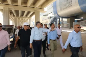 محافظ الجيزة يتفقد أعمال التطوير بمحيط مستشفى بولاق ومحطة مترو الجامعة 32 - جريدة المساء