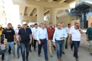 محافظ الجيزة يتفقد أعمال التطوير بمحيط مستشفى بولاق ومحطة مترو الجامعة 36 - جريدة المساء