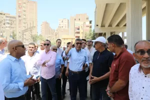 محافظ الجيزة يتفقد أعمال التطوير بمحيط مستشفى بولاق ومحطة مترو الجامعة 40 - جريدة المساء
