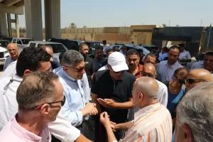 محافظ الجيزة يتفقد أعمال التطوير بمحيط مستشفى بولاق ومحطة مترو الجامعة 42 - جريدة المساء