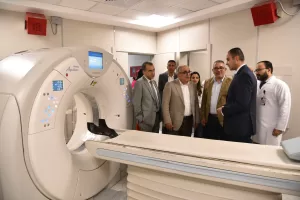  نائب وزير الصحة ورئيس هيئة التأمين الصحي تفقدا اعمال تطوير مستشفى أطفال مصر والتأكد من وجودة الخدمات الطبية 21 - جريدة المساء