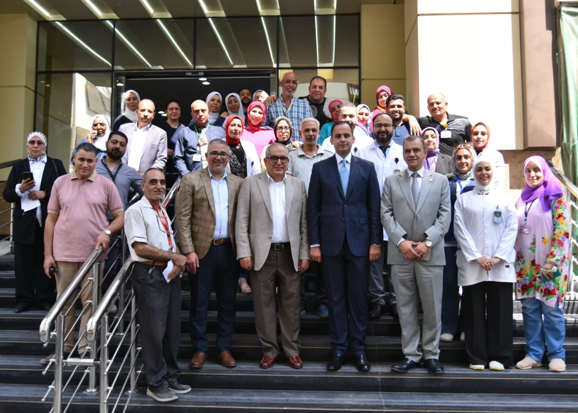  نائب وزير الصحة ورئيس هيئة التأمين الصحي تفقدا اعمال تطوير مستشفى أطفال مصر والتأكد من وجودة الخدمات الطبية 19 - جريدة المساء