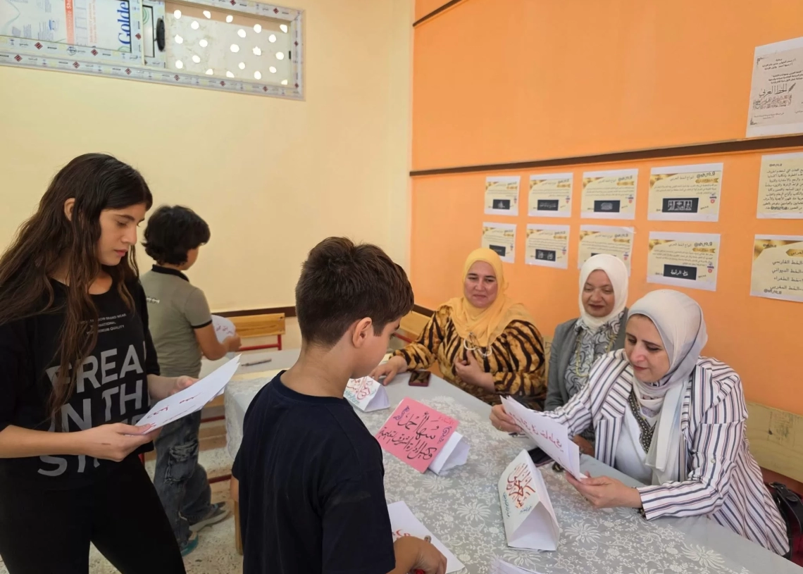 بالصور.. ورشة عن “الخط العربي” ضمن أنشطة تعليم الشروق 19 - جريدة المساء