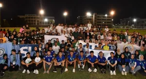 رحلة كفاح أحمد حسن أمام طلاب ملتقى القادة الأول للجامعات  18 - جريدة المساء