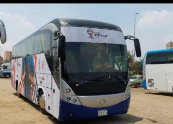 حافلات خاصة تحمل شعار بطولة العالم لكرة اليد تحت 19 سنة لنقل المنتخبات 17 - جريدة المساء