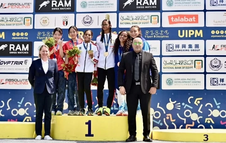 نور وغزل تحرزان ذهبية بطولة العالم للخماسي الحديث تحت 15 سنة 18 - جريدة المساء