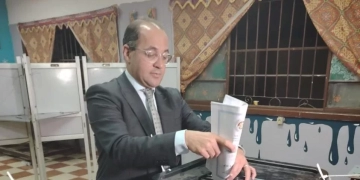 وزير المالية يدلى بصوته فى انتخابات مجلس الشيوخ 1 - جريدة المساء