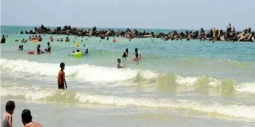 الغرق على شواطئ العجمى بالإسكندرية