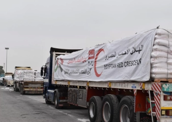 الهلال الأحمر المصرى يواصل دعم قطاع غزة