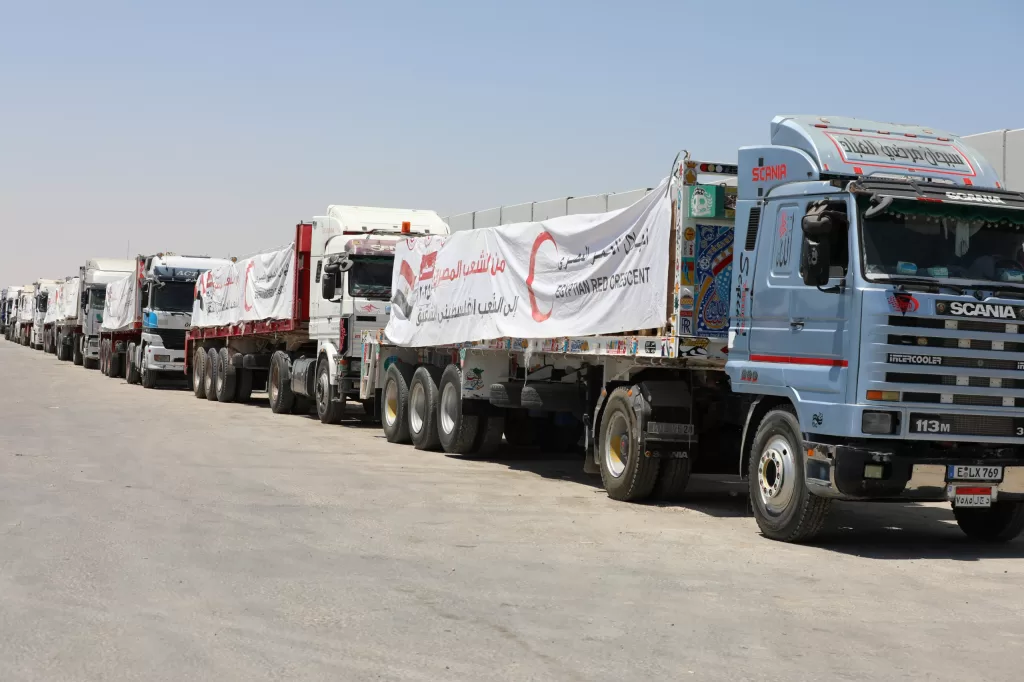 الهلال الأحمر يواصل دعمه لغزة بـ3,450 طن إغاثة في يومه الـ13 20 - جريدة المساء