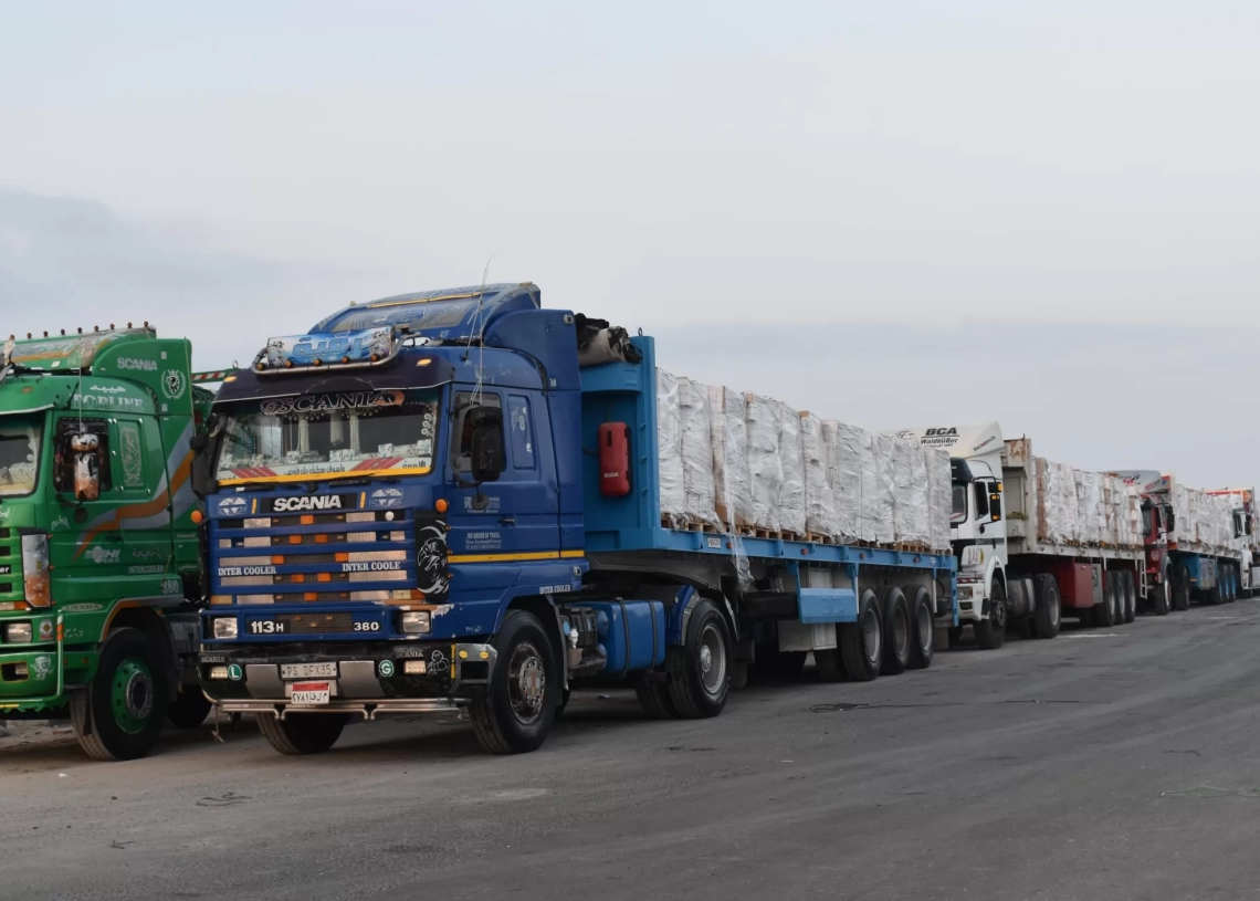 قوافل المساعدات لـ غزة