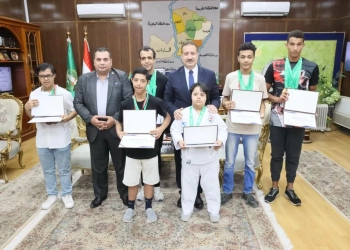 محافظ المنوفية يكرم ذوي الهمم المتميزين رياضياً علي مستوي الجمهورية 23 - جريدة المساء