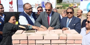 محافظ سوهاج يضع حجر أساس مشروع صرف صحي بأولاد عزاز والمنياوي بـ378 مليون جنيه 2 - جريدة المساء محافظ سوهاج يضع حجر أساس مشروع صرف صحي بأولاد عزاز والمنياوي بـ378 مليون جنيه 1 - جريدة المساء