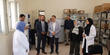 محافظ المنوفية يتفقد الأعمال الإنشائية بمستشفى الشهداء الجديد 2 - جريدة المساء محافظ المنوفية يتفقد الأعمال الإنشائية بمستشفى الشهداء الجديد 1 - جريدة المساء