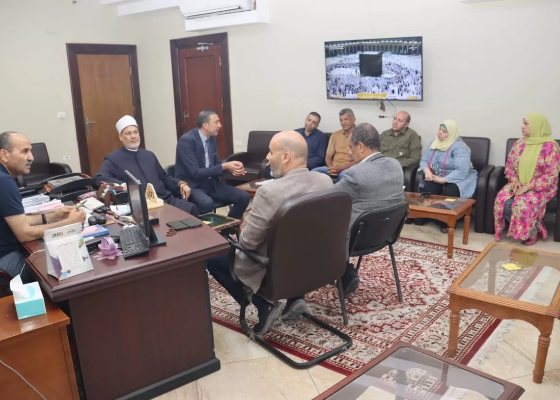 السكرتير العام المساعد ببني سويف يتابع مستجدات مشروع تطوير مسجد السيدة حورية 17 - جريدة المساء