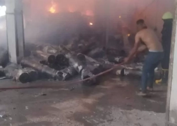 حريق مصنع المحلة