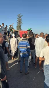 إصابة 28 شخصًا في انقلاب أتوبيس بطريق "سعود – الحسينية" بالشرقية 23 - جريدة المساء