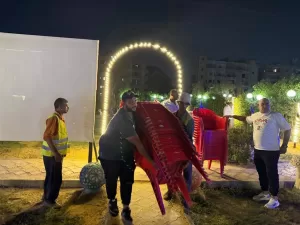 "الجيزة" تزيل إشغالات لكافيهات خلال حملة مسائية بحدائق الأهرام 31 - جريدة المساء