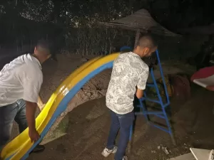 "الجيزة" تزيل إشغالات لكافيهات خلال حملة مسائية بحدائق الأهرام 35 - جريدة المساء