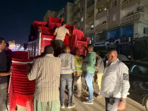 "الجيزة" تزيل إشغالات لكافيهات خلال حملة مسائية بحدائق الأهرام 47 - جريدة المساء