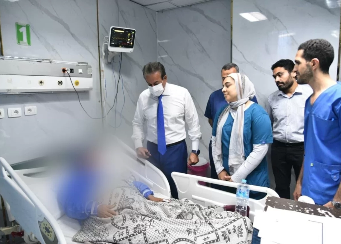 وزير الصحة فى زيارة مفاجئة لمستشفى الهرم : زيادة عدد  الأطباء والتخصصات الطبية 19 - جريدة المساء