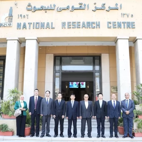 وفد صيني يزور المركز القومي للبحوث 19 - جريدة المساء