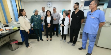 المستشارة أمل عمار تتفقد مستشفى الشلاتين المركزي 1 - جريدة المساء