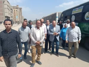 بالصور.. نائب محافظ الجيزة يتابع تشغيل خطوط مواصلات النقل الجماعي بالحوامدية 19 - جريدة المساء
