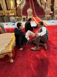 كواليس أحمد عبدالوهاب ومصطفى غريب من فيلم" درويش" 23 - جريدة المساء