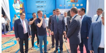 محافظ الجيزة يتابع التجهيزات النهائية لافتتاح معرض "أهلاً مدارس" بالعمرانية 1 - جريدة المساء
