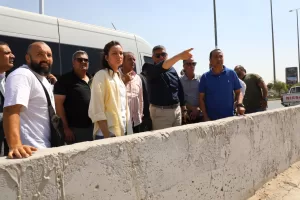 محافظ الجيزة يتفقد مشروعات الطرق والمداخل للمتحف المصري الكبير ومطار سفنكس 26 - جريدة المساء محافظ الجيزة يتفقد مشروعات الطرق والمداخل للمتحف المصري الكبير ومطار سفنكس 25 - جريدة المساء