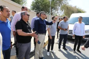 محافظ الجيزة يتفقد مشروعات الطرق والمداخل للمتحف المصري الكبير ومطار سفنكس 32 - جريدة المساء محافظ الجيزة يتفقد مشروعات الطرق والمداخل للمتحف المصري الكبير ومطار سفنكس 31 - جريدة المساء