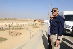 محافظ الجيزة يتفقد مشروعات الطرق والمداخل للمتحف المصري الكبير ومطار سفنكس 40 - جريدة المساء محافظ الجيزة يتفقد مشروعات الطرق والمداخل للمتحف المصري الكبير ومطار سفنكس 39 - جريدة المساء
