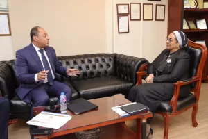 المستشارة أمل عمار تبحث سبل التعاون مع رئيس هيئة تنمية الصعيد 5 - جريدة المساء