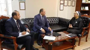 المستشارة أمل عمار تبحث سبل التعاون مع رئيس هيئة تنمية الصعيد 7 - جريدة المساء