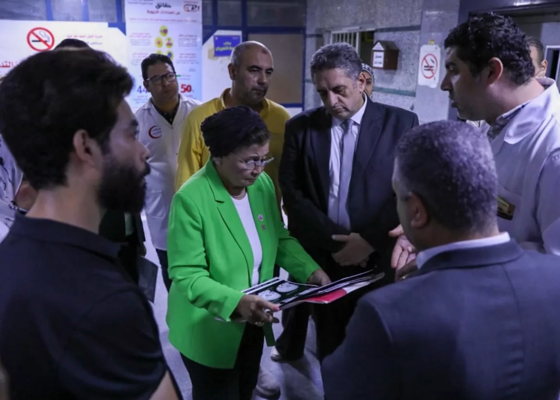 نائبة وزير الصحة فى جولة تفقدية بكفرالشيخ :  توقيع بروتوكول تعاون بين المجلس القومي للسكان وجامعة كفر الشيخ 18 - جريدة المساء