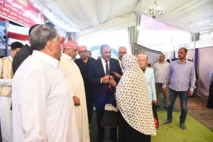 محافظ مطروح يتفقد قافلة مؤسسة سبق الخيرية  الطبية المجانية 19 - جريدة المساء