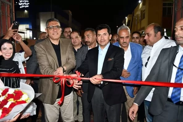 وزير الشباب والرياضة ومحافظ الجيزة يفتتحان مجمع حمامات السباحة بمركز التنمية الشبابية بالشيخ زايد 17 - جريدة المساء